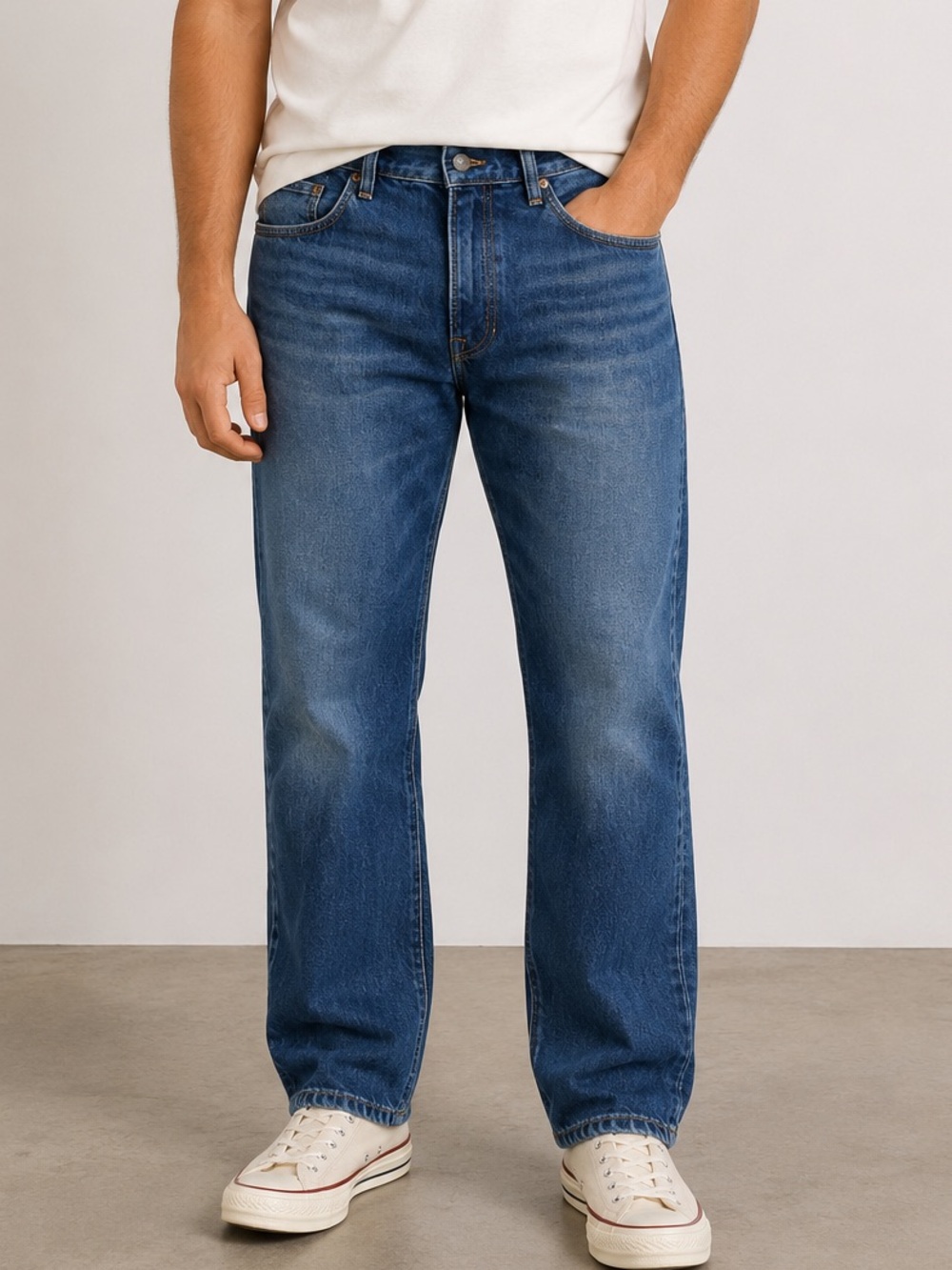 Flint and Tinder Men’s Athletic Straight Fit Jeans size 31x30 Blue Denim pockets